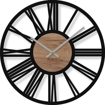 Hodiny Nástěnné hodiny do obýváku - Unity, Dub tabákový | DUBLEZ