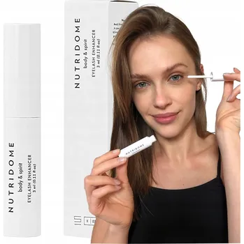 Výživa řas a obočí Sérum na řasy pro regeneraci, prodloužení a zhoustnutí s provitamínem B5 Nutridome 3 ml