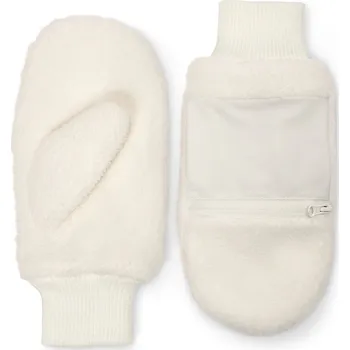 Rukavice 710107 - Tchibo - Plyšové palčáky - pro ženy - vel. 7,5 - barva: bílá