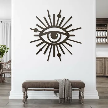 Obraz Zajímavý obraz ze dřeva - Symbol Oko | DUBLEZ