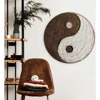 Obraz Dřevěný obraz - Jin Jang | DUBLEZ