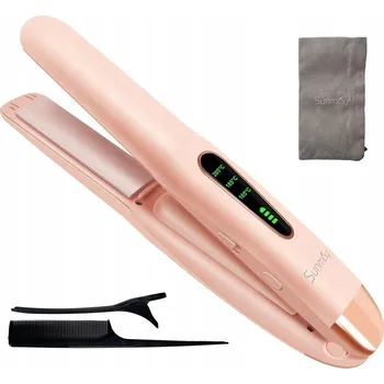 Péče o vlasy SUNMAY 2v1 Bezdrátová Žehlička Na Vlasy a Kulma na Vlasy 4800 mAh