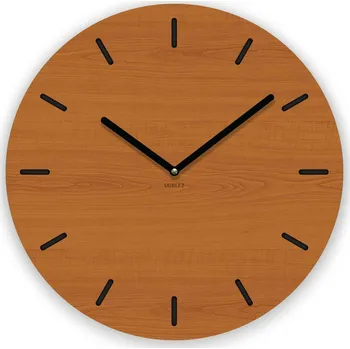 Hodiny Dřevěné hodiny na zeď, Třešeň | DUBLEZ