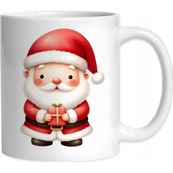 Vánoční hrnek Mikuláš s dárkem - Vánoce, svátky, 330 ml