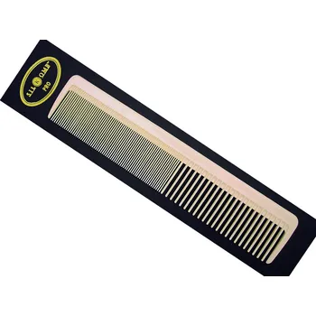 Kadeřnický hřeben na česání, stříhání a úpravy Eurostil béžový