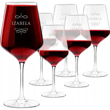 Sklenice Skleničky na červené víno Murrano bezbarvé 530 ml 6 ks