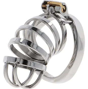 Pás cudnosti SuperLove Cato Metal Chastity Cock Cage
