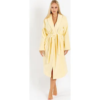 Dámský župan Matějovský Royal dámský - Vanilkově žlutý Vanila Bavlna L-XL