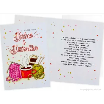 PŘÁNÍ K SVÁTKU PRO BABIČKU A DĚDEČKA - DÁREK, PŘÁNÍ PRARODIČŮM