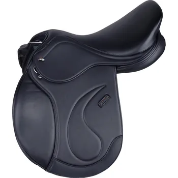 Jezdecké sedlo Tekna Sedlo skokové LeTek, černé Velikost posedlí: 18", Šířka komory: střední