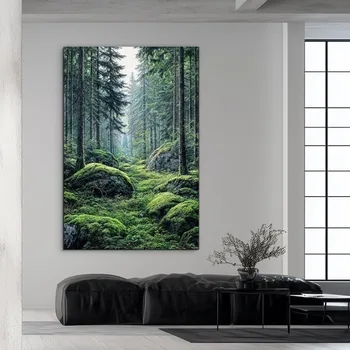 Obraz Dřevěný obraz - Hluboký les | DUBLEZ
