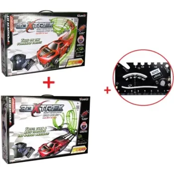 autodráha Silverlit Autodráha X-TREK TORNADO &amp; Autodráha X-TREK LOOP + multifunkční karta ZDARMA