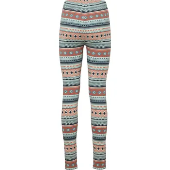 Dámské legíny 718042 - Tchibo - Měkoučké legíny s norským vzorem - pro ženy - vel. M 40/42 - barva: modrá/s potiskem