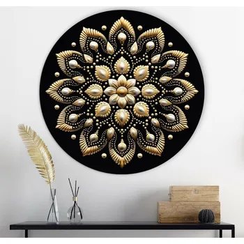 Obraz DUBLEZ 6306 Tečkovaná Mandala 22 x 22 cm