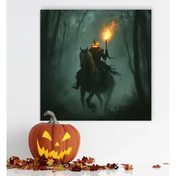 Obraz Halloween obraz - Bezhlavý jezdec | DUBLEZ