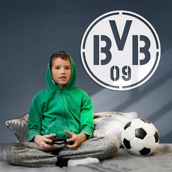 Obraz Dřevěné logo fotbalového klubu - BVB | DUBLEZ