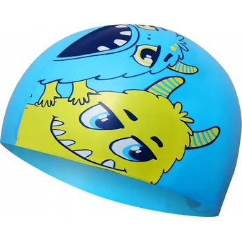 Plavecká čepice Plavecká čepice pro děti Silikonová Nils Aqua modrá
