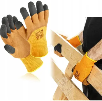 Pracovní rukavice HOGERT HT5K769-11 Zateplené latexové pracovní rukavice LYCK, velikost 11