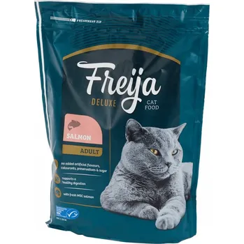 Krmivo pro kočku KRMIVO PRO KOČKY SUCHÁ S LOSOSEM PRO DOSPĚLÉ KOČKY FREIJA DE LUXE 800g
