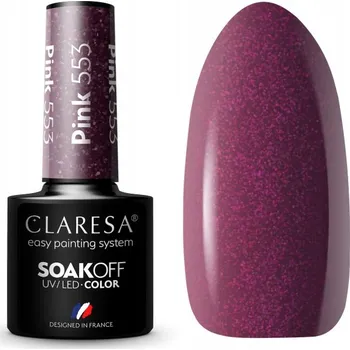 Lak na nehty Claresa SoakOff č. 553 5 ml hybridní lak na nehty