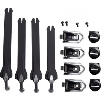 Moto obuv NÁHRADNÍ DÍL PRO BOTY FOX MOTION BOOT STRAP KIT BLACK OS (UNIVERZÁLNÍ VELIKOST)