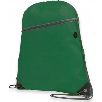 Městský batoh Látkový pytel 25 x 45 cm zelený