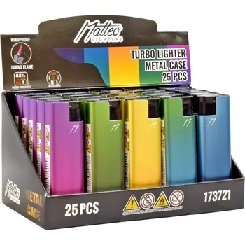 Zapalovač Matteo Metal Turbo Eternity