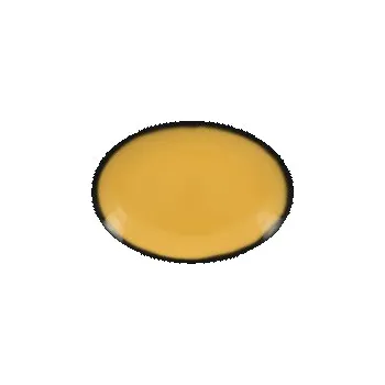 Talíř RAK Talíř oválný 26 × 19 cm, žlutá | RAK-LENNOP26NY