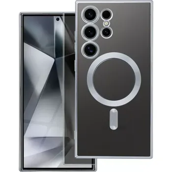 Pouzdro na mobilní telefon Pouzdro ELECTRO MAG COVER kompatibilní s MagSafe pro SAMSUNG A17 stříbrné