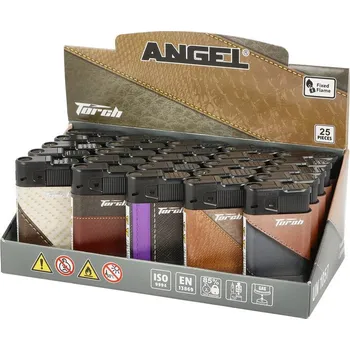 Zapalovač Zapalovač Angel JET Leather Design