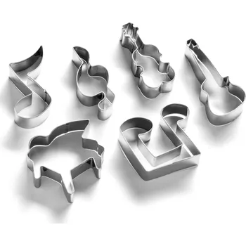 Stojánek na vajíčko Vykrajovátka na cukroví Hudba 6 ks