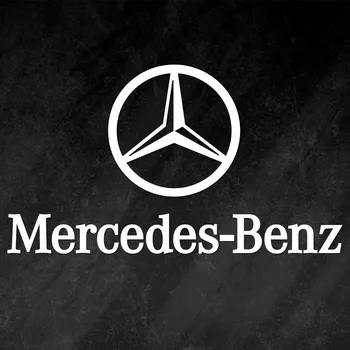 Obraz DUBLEZ Dřevěná 3D samolepka - Mercedes-Benz, Bílá