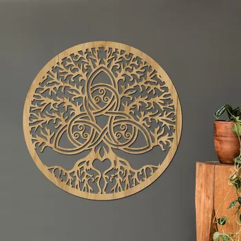 Obraz Severský strom života na zeď - Spojení, Dub zlatý | DUBLEZ