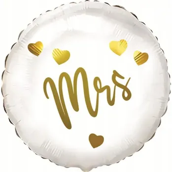 Balónek Fóliový balónek 18" Mrs. bílý