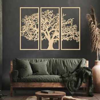 Obraz Dřevěné samolepky na zeď - Strom života | DUBLEZ