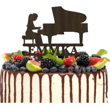 Obraz Dřevěný zápich pro ženu - Klavíristka | DUBLEZ