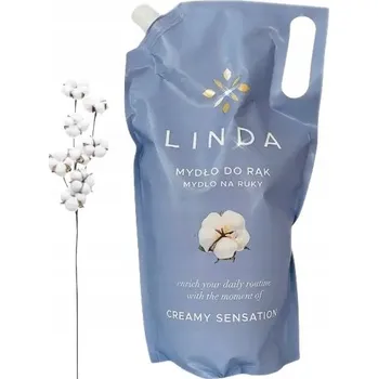 Mýdlo LINDA Krémové tekuté mýdlo na ruce BAVLNA 1L