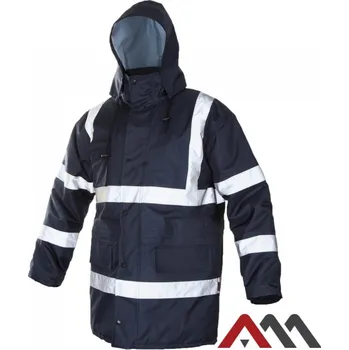 Pracovní obuv REFLEXNÍ TMAVĚ MODRÁ PRACOVNÍ KAPUCE S KAPUCÍ OXFORD ART.MAS FLASH BLUE vel. 3XL