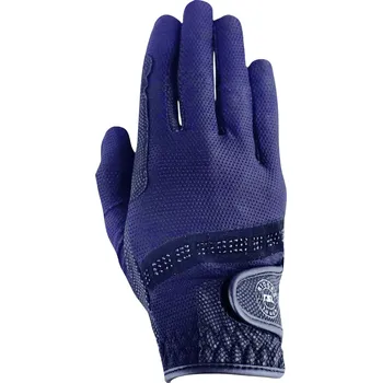 Jezdecké rukavice RSL Rukavice jezdecké Messina RSL, dámské, navy XL