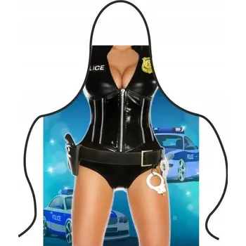 Kuchyňská zástěra Zástěra jako dárek - Policistka