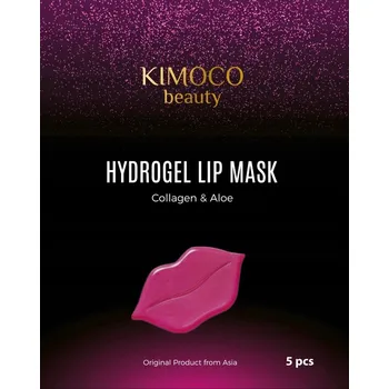 Péče o rty KIMOCO BEAUTY Hydrogelová maska na rty 5 ks