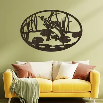 Obraz Rybářský dárek - Obraz ryby na udici | DUBLEZ