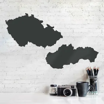 Dřevěné mapy na zeď - Česko a Slovensko | DUBLEZ