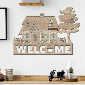 Obraz Dekorace na zeď do chodby - Welcome | DUBLEZ