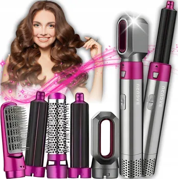 Péče o vlasy KULMOFÉN 5 V 1 S IONIZACÍ, ŽEHLIČKA NA VLASY A REGULACÍ TEPLOTY 1000 W