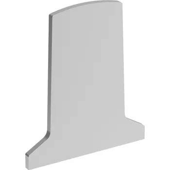 Stavební profil ZÁSLEPKA PRO HLINÍKOVÝ PROFIL T H142, HLINÍK SATIN-ELOX