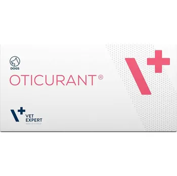 Kosmetika pro psa Vetexpert Oticurant přípravek pro péči o uši pro psy 24 sáčků