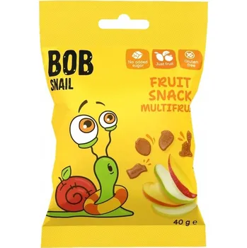 Bonbon Želé Bob Snail ovocné, bez cukru 40 g