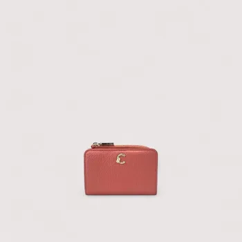 COCCINELLE C-ME KOŽENÁ PENĚŽENKA PINK CLAY AW25 12