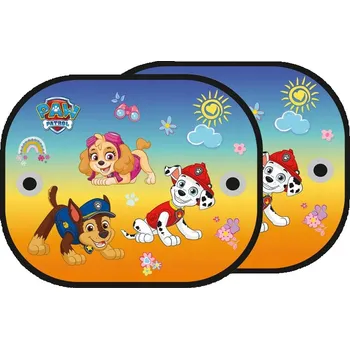 Stínítko do auta Tlapková patrola SLUNEČNÍ CLONA 2 ks Žlutá